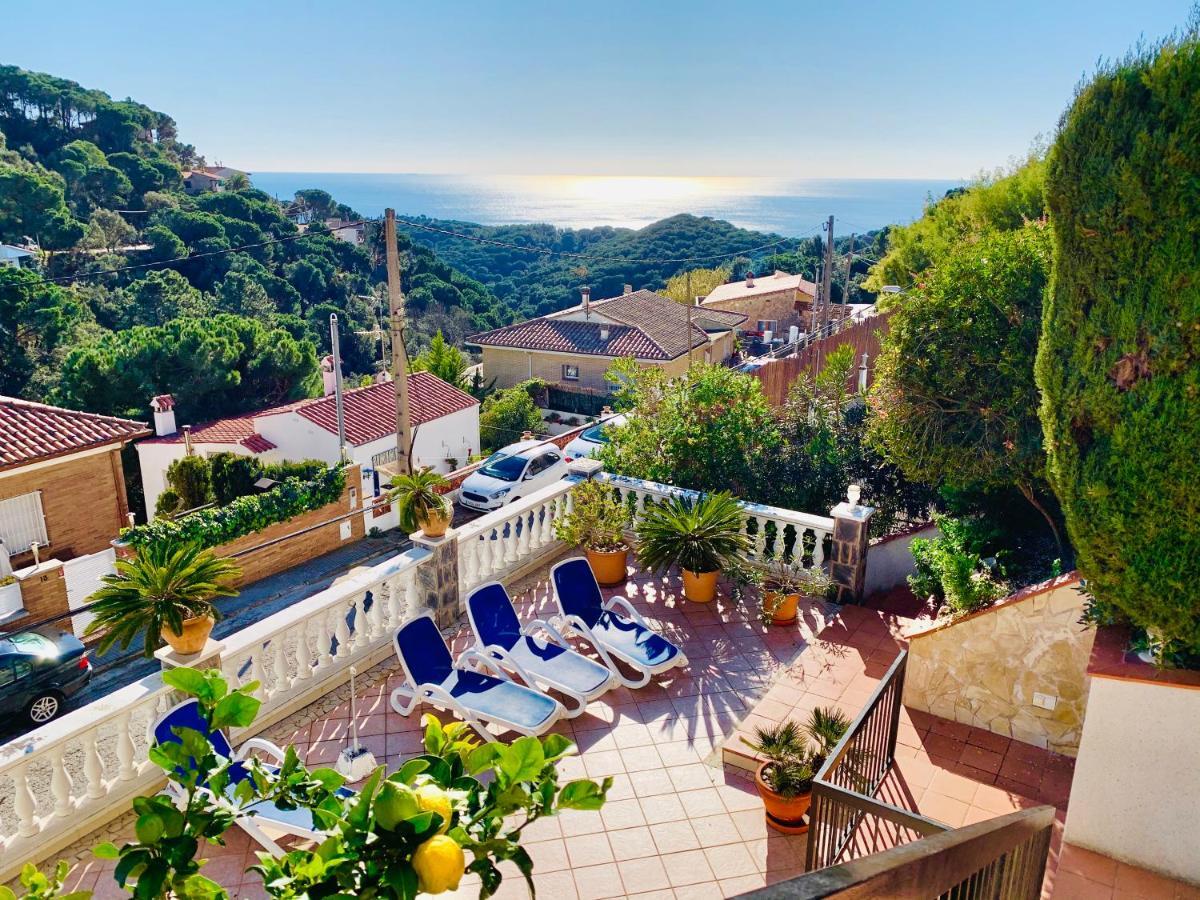Mediterranean Villa Investingspain Sea View And Pool Lloret de Mar Kültér fotó