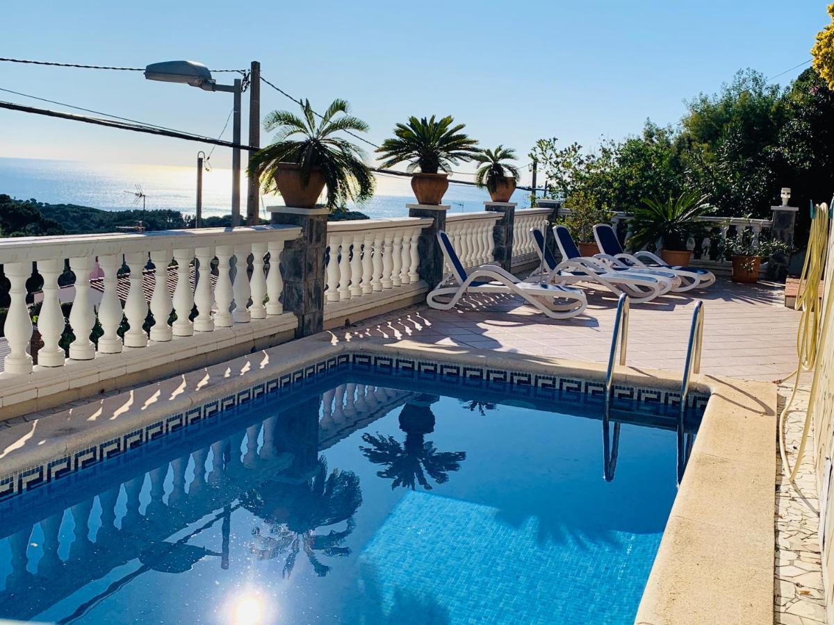 Mediterranean Villa Investingspain Sea View And Pool Lloret de Mar Kültér fotó